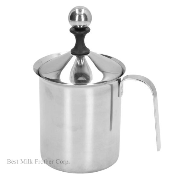 Manual Milk Frother, 27oz800ml Stainless Steel Hand Pump
