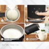 Zulay Kitchen 4-in-1 Milk Frother and Steamer with Handle